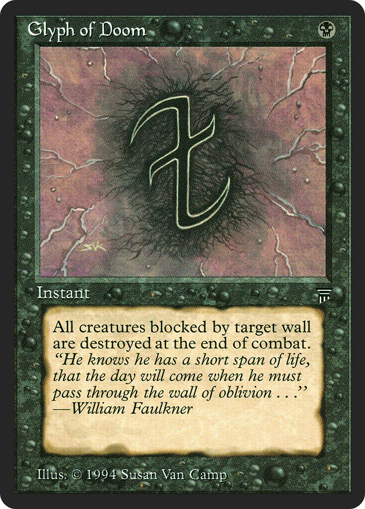 Glyph of Doom — Legends — Magic: The Gathering