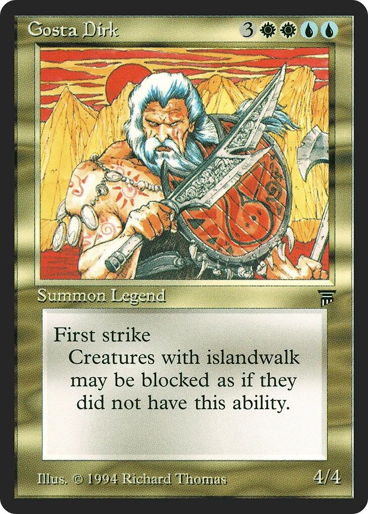 Gosta Dirk — Legends — Magic: The Gathering