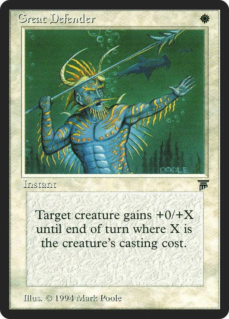 Great Defender — Legends — Magic: The Gathering