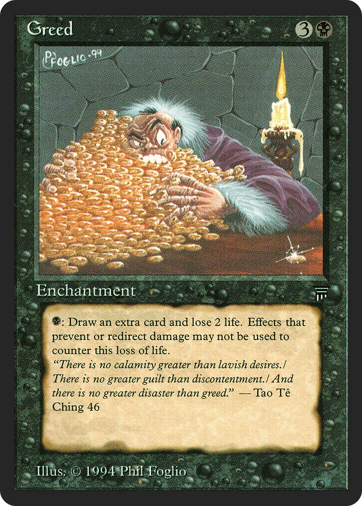 Greed — Legends — Magic: The Gathering