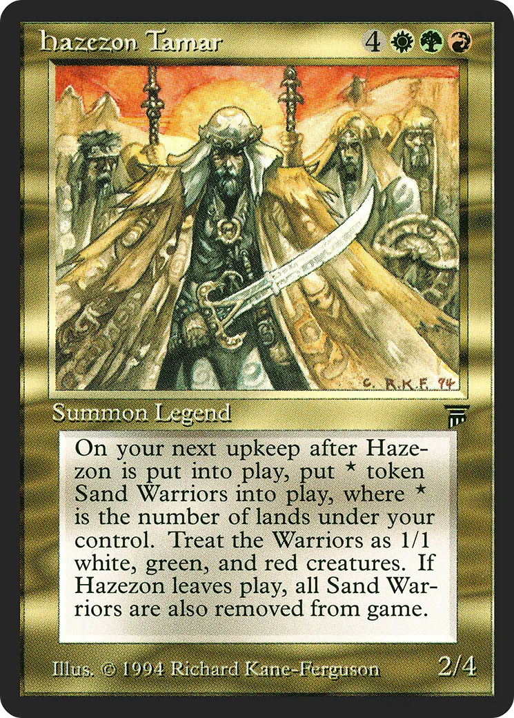 Hazezon Tamar — Legends — Magic: The Gathering