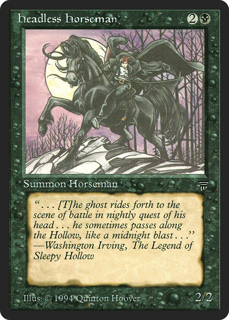 Headless Horseman — Legends — Magic: The Gathering