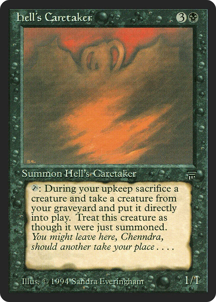 Hell's Caretaker — Legends — Magic: The Gathering