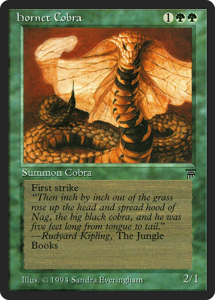 Hornet Cobra — Legends — Magic: The Gathering