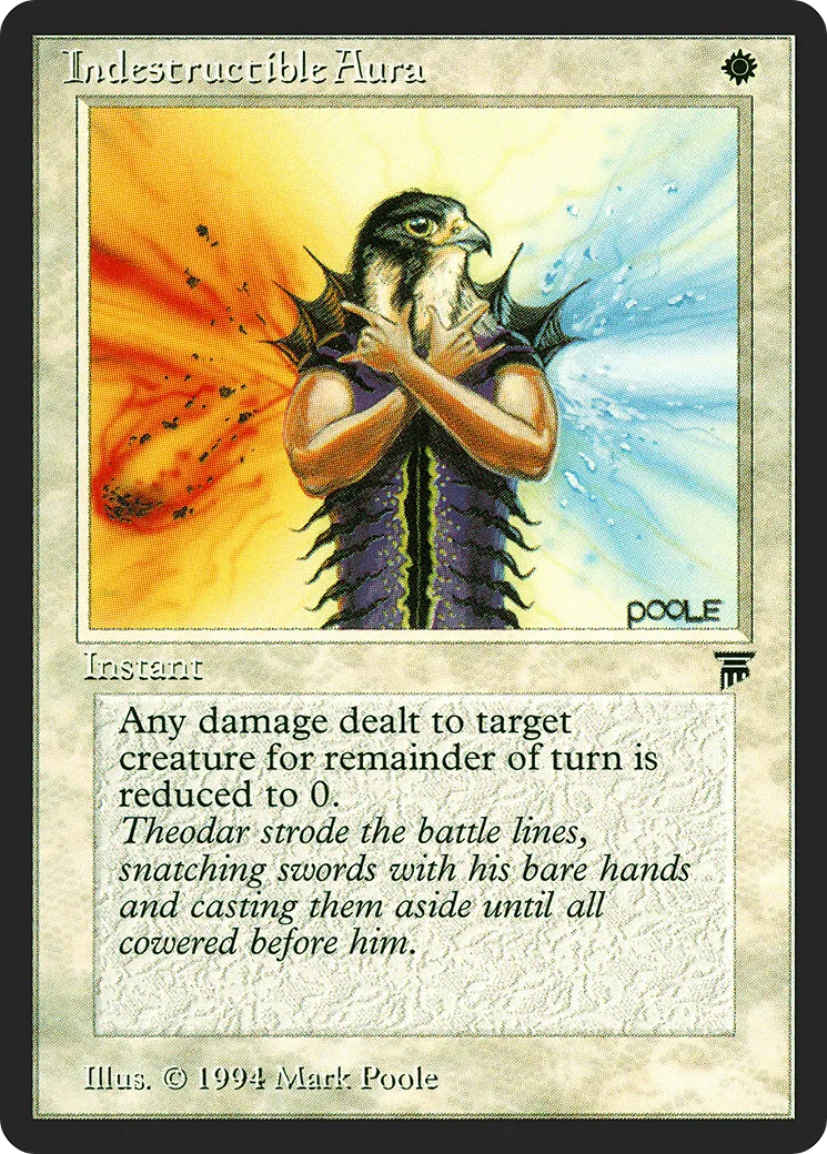 Indestructible Aura — Legends — Magic: The Gathering