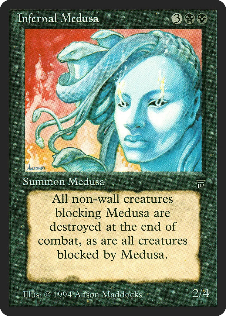 Infernal Medusa — Legends — Magic: The Gathering