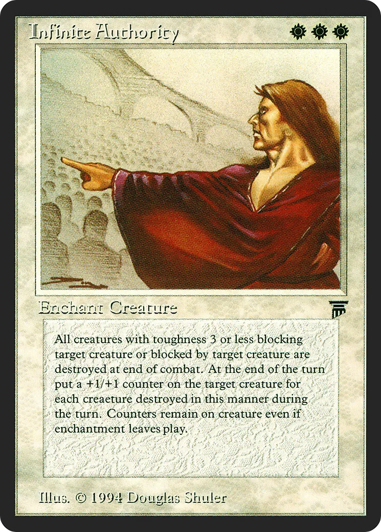 Infinite Authority — Legends — Magic: The Gathering