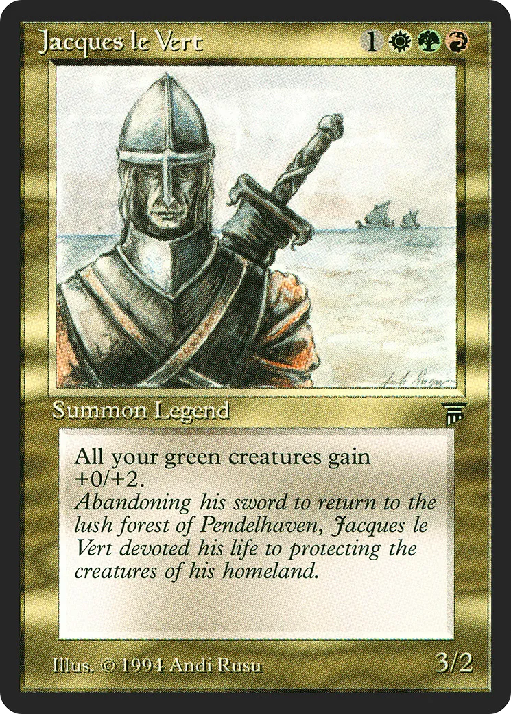 Jacques le Vert — Legends — Magic: The Gathering