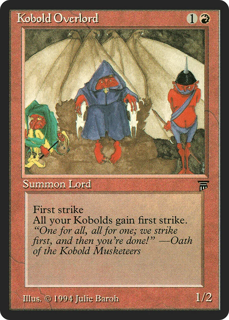 Kobold Overlord — Legends — Magic: The Gathering