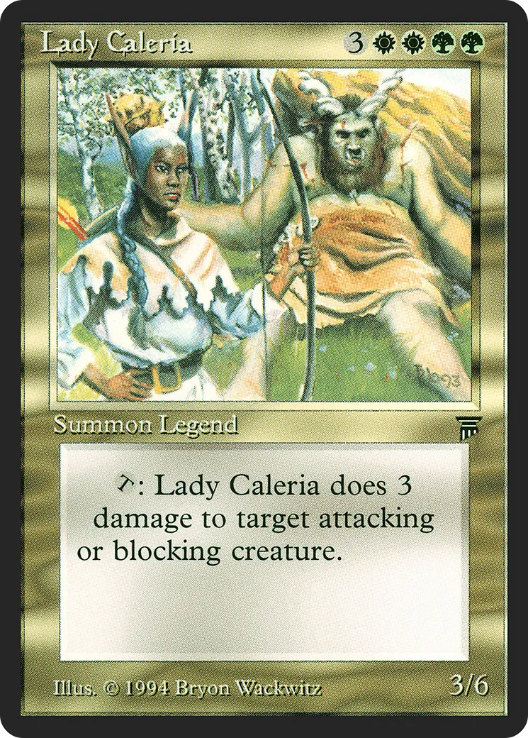 Lady Caleria — Legends — Magic: The Gathering