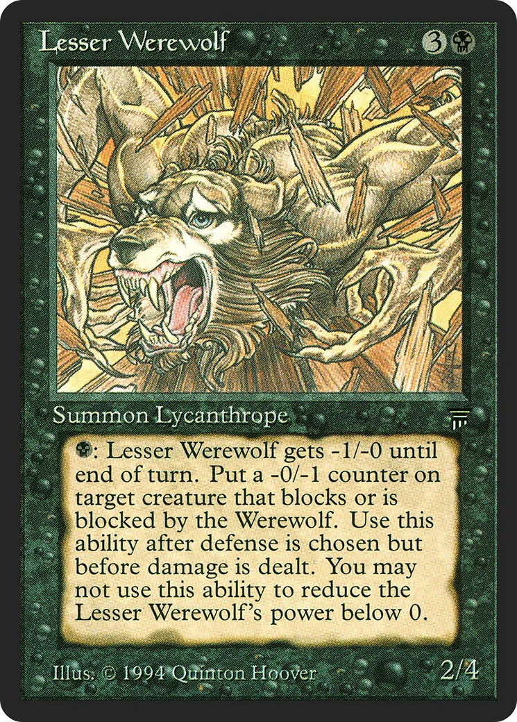 Lesser Werewolf — Legends — Magic: The Gathering