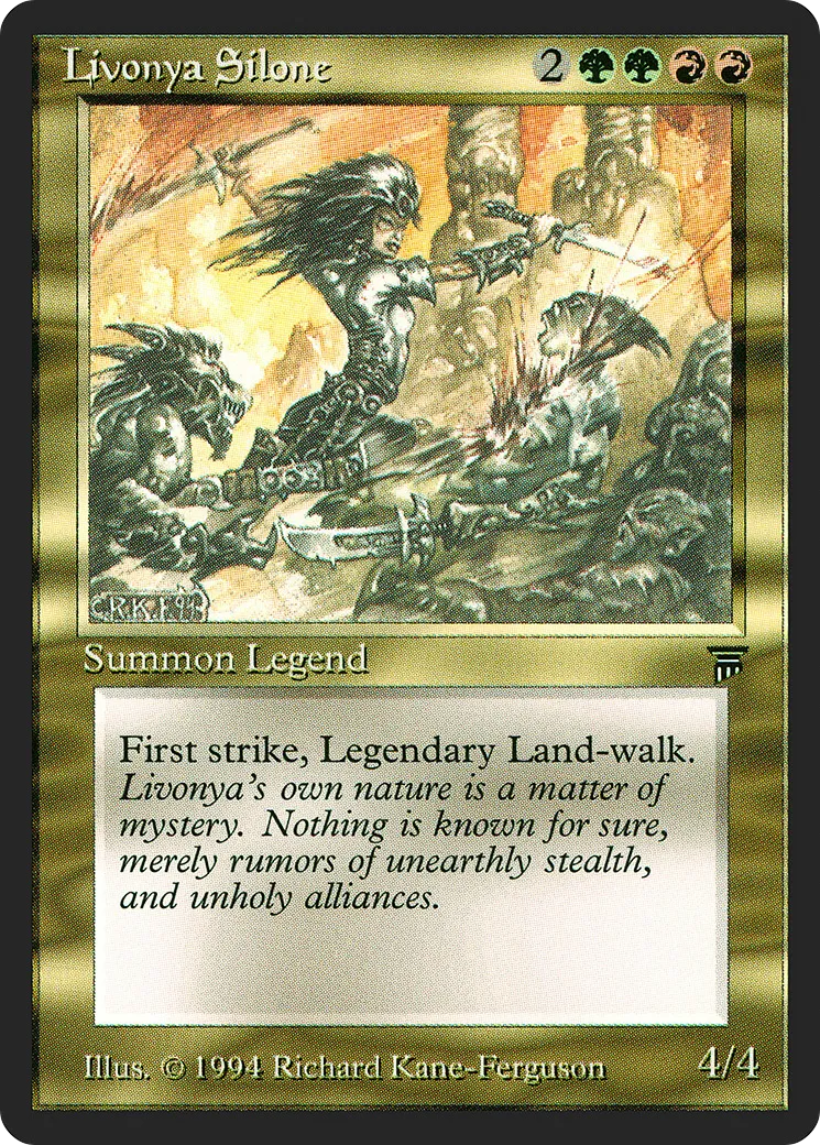 Livonya Silone from Legends - Magic: The Gathering