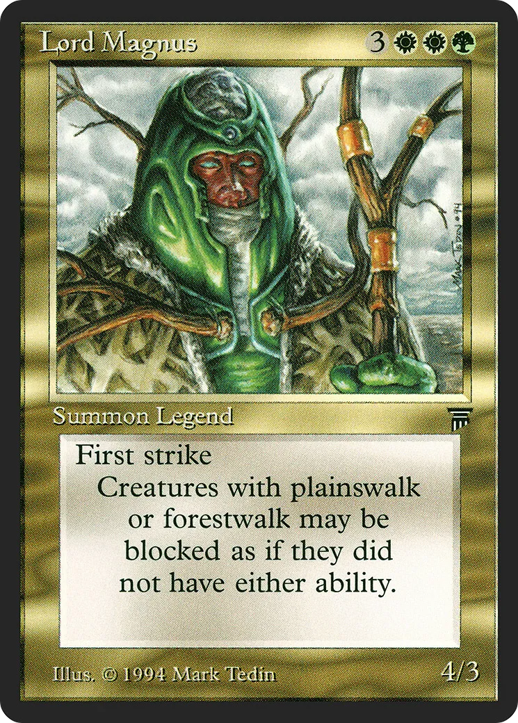 Lord Magnus — Legends — Magic: The Gathering