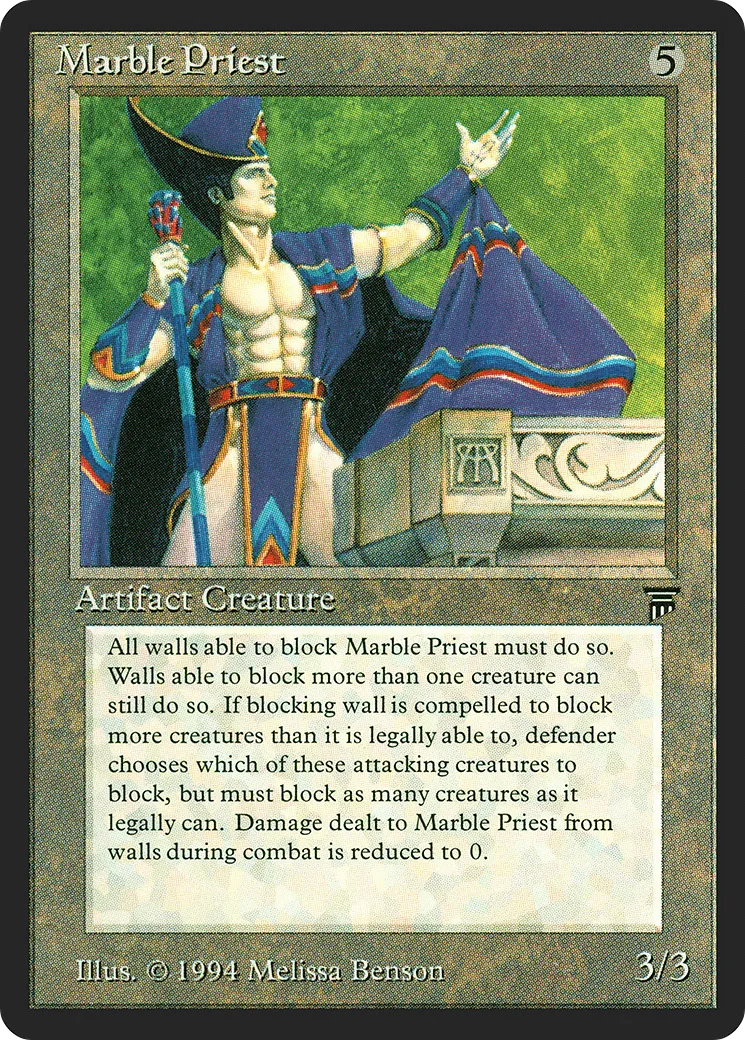 Marble Priest — Legends — Magic: The Gathering