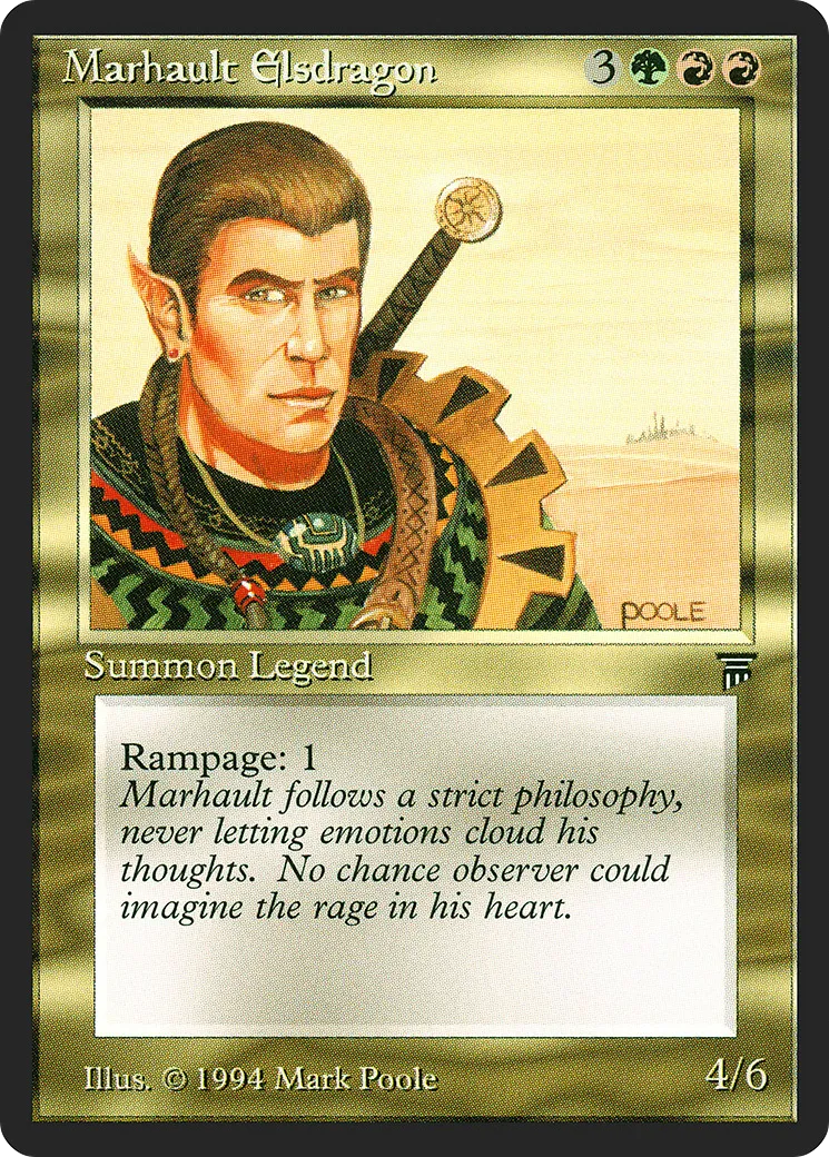 Marhault Elsdragon — Legends — Magic: The Gathering