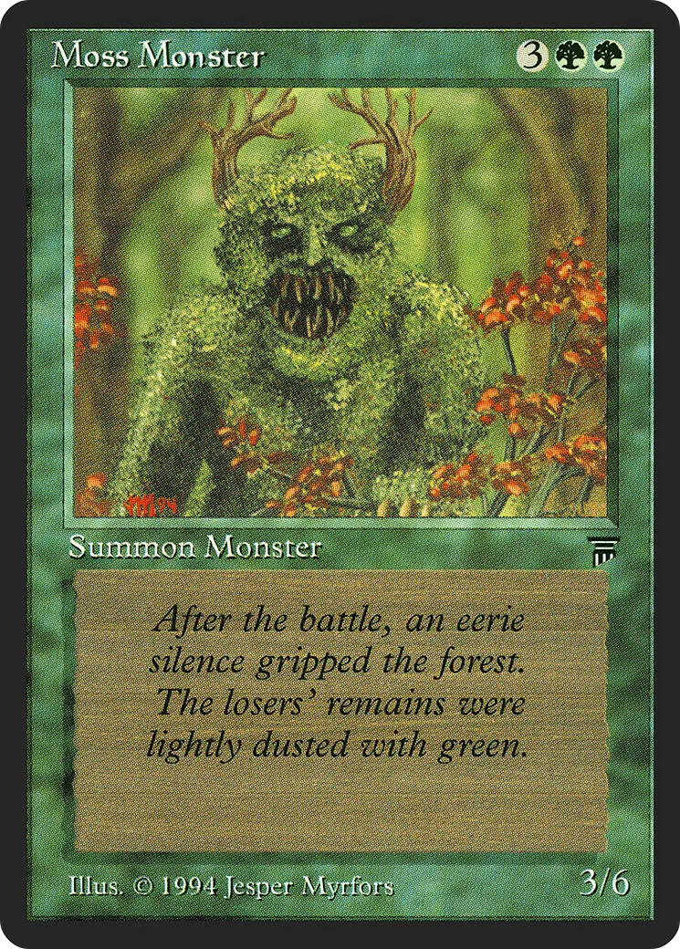 Moss Monster — Legends — Magic: The Gathering