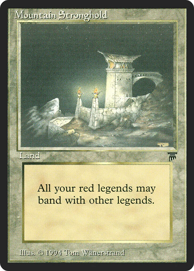 Mountain Stronghold — Legends — Magic: The Gathering