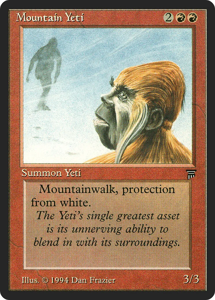 Mountain Yeti — Legends — Magic: The Gathering