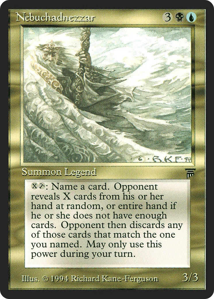 Nebuchadnezzar — Legends — Magic: The Gathering