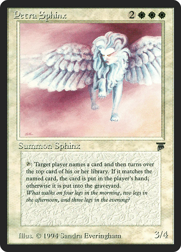 Petra Sphinx — Legends — Magic: The Gathering