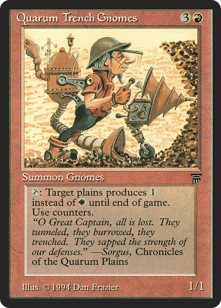 Quarum Trench Gnomes — Legends — Magic: The Gathering