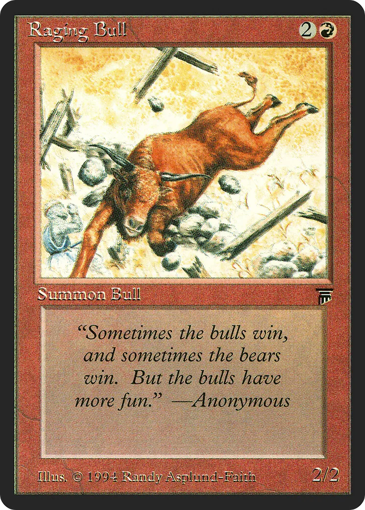 Raging Bull — Legends — Magic: The Gathering