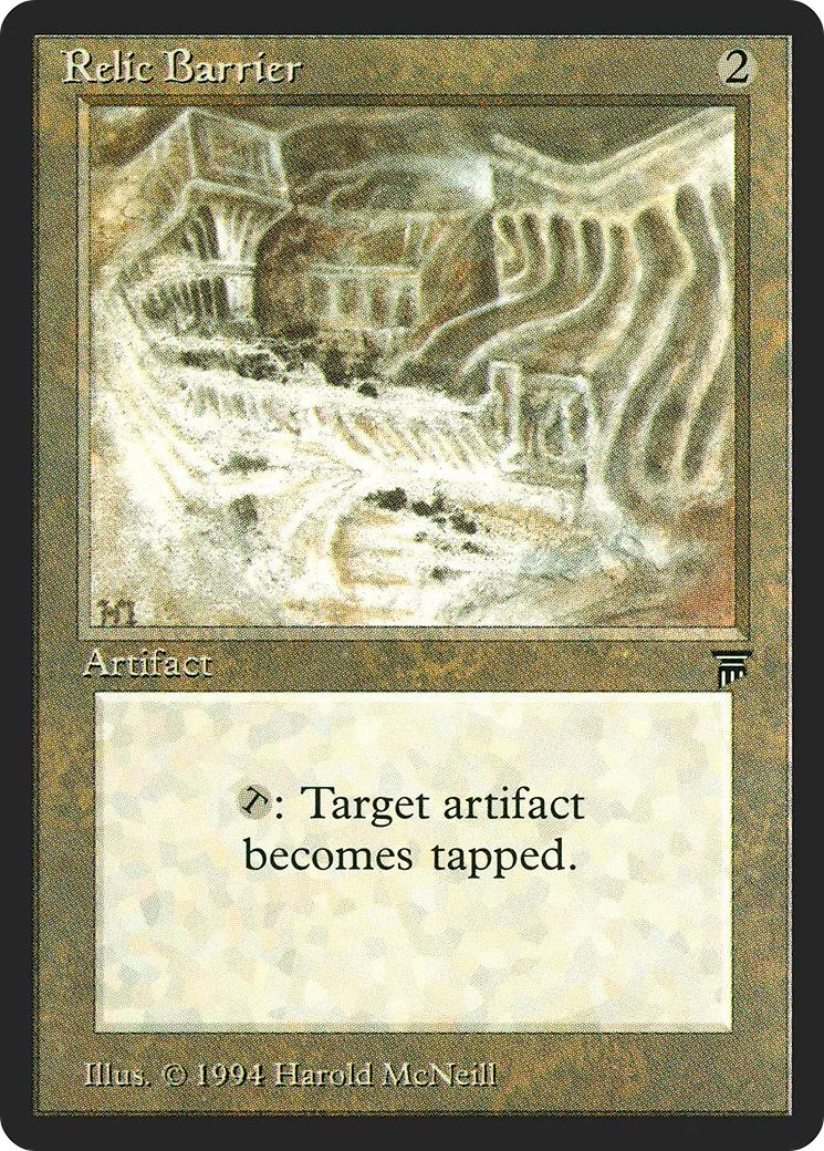 Relic Barrier — Legends — Magic: The Gathering