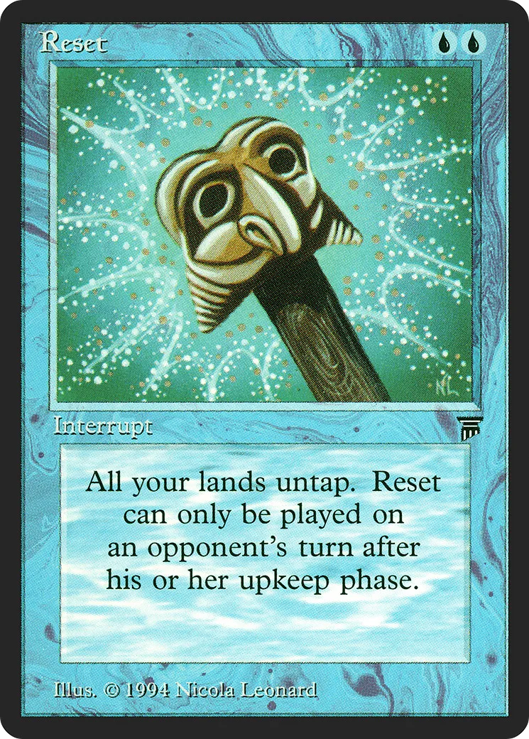 Reset from Legends - Magic: The Gathering