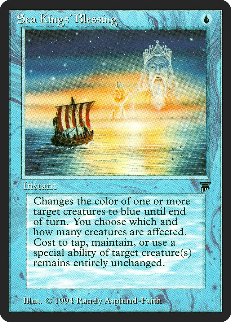 Sea Kings' Blessing — Legends — Magic: The Gathering