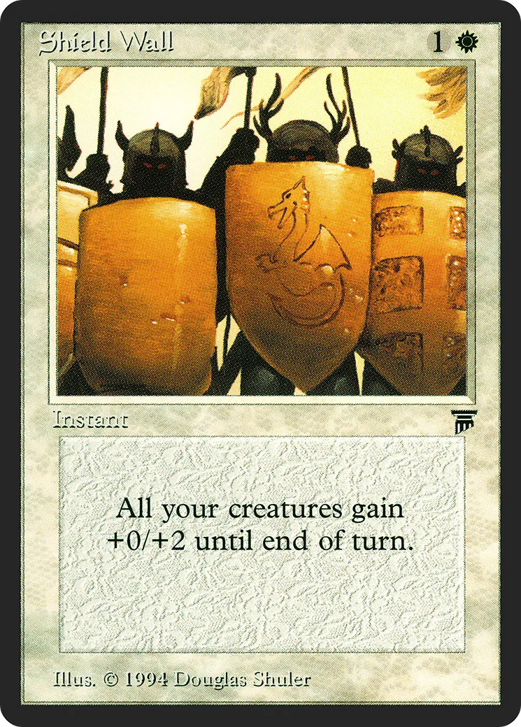 Shield Wall — Legends — Magic: The Gathering