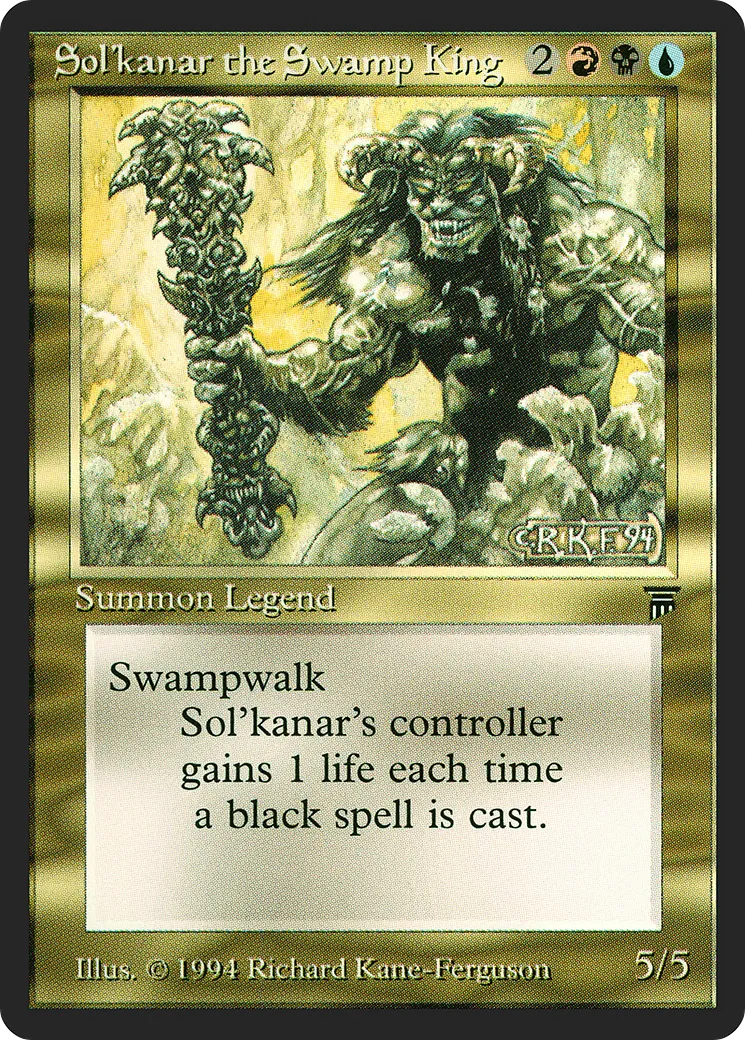 Sol'kanar the Swamp King — Legends — Magic: The Gathering