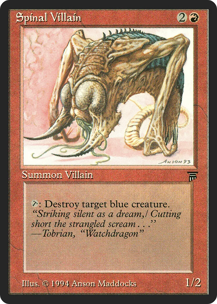 Spinal Villain — Legends — Magic: The Gathering