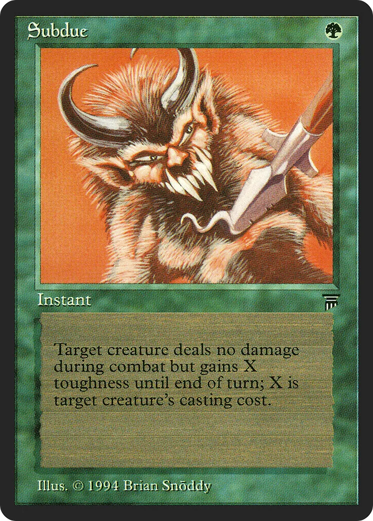 Subdue — Legends — Magic: The Gathering