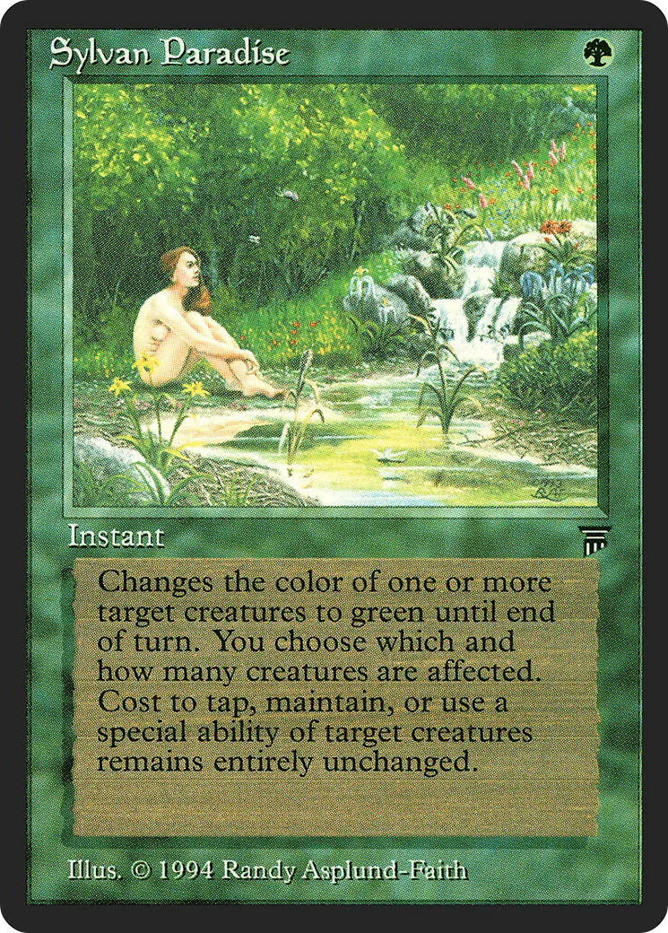 Sylvan Paradise — Legends — Magic: The Gathering