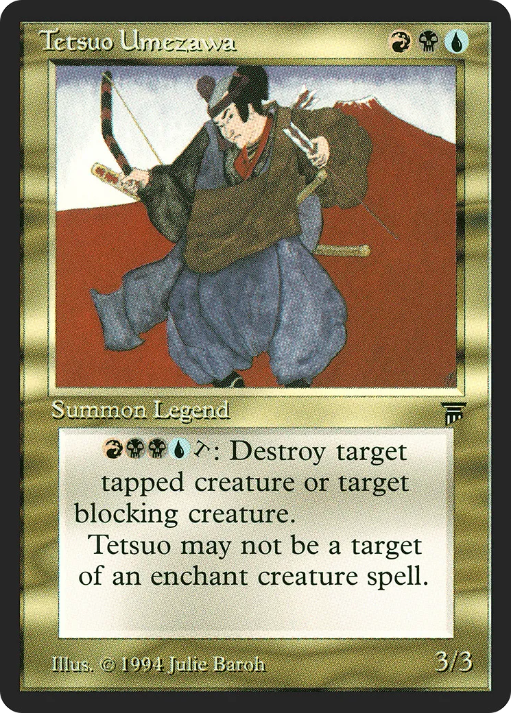Tetsuo Umezawa — Legends — Magic: The Gathering