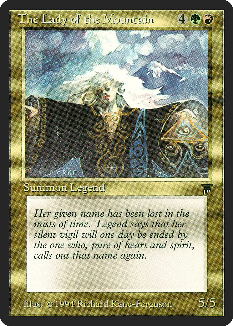 The Lady of the Mountain — Legends — Magic: The Gathering