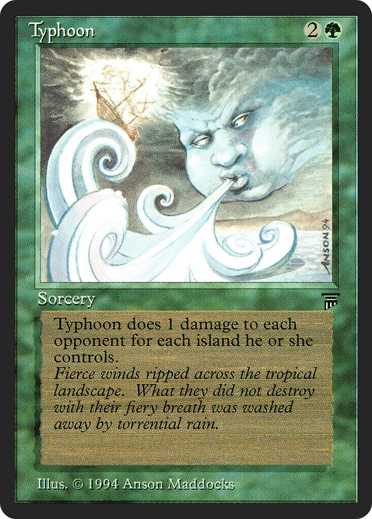 Typhoon — Legends — Magic: The Gathering