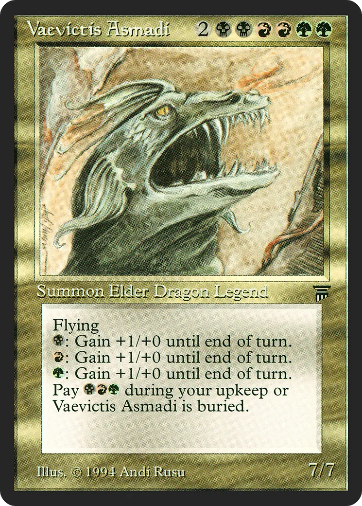 Vaevictis Asmadi — Legends — Magic: The Gathering