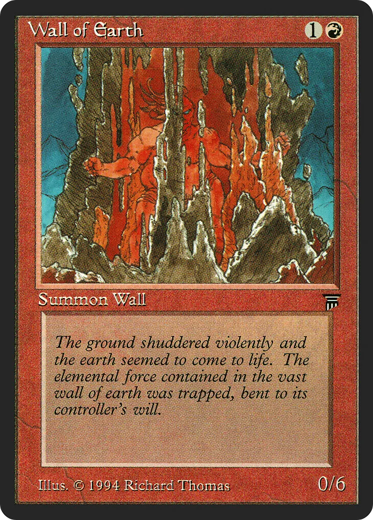 Wall of Earth — Legends — Magic: The Gathering