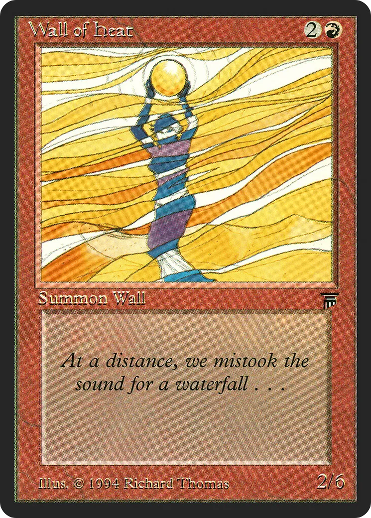 Wall of Heat — Legends — Magic: The Gathering