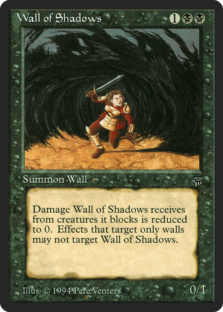 Wall of Shadows — Legends — Magic: The Gathering
