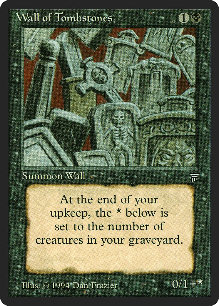 Wall of Tombstones — Legends — Magic: The Gathering