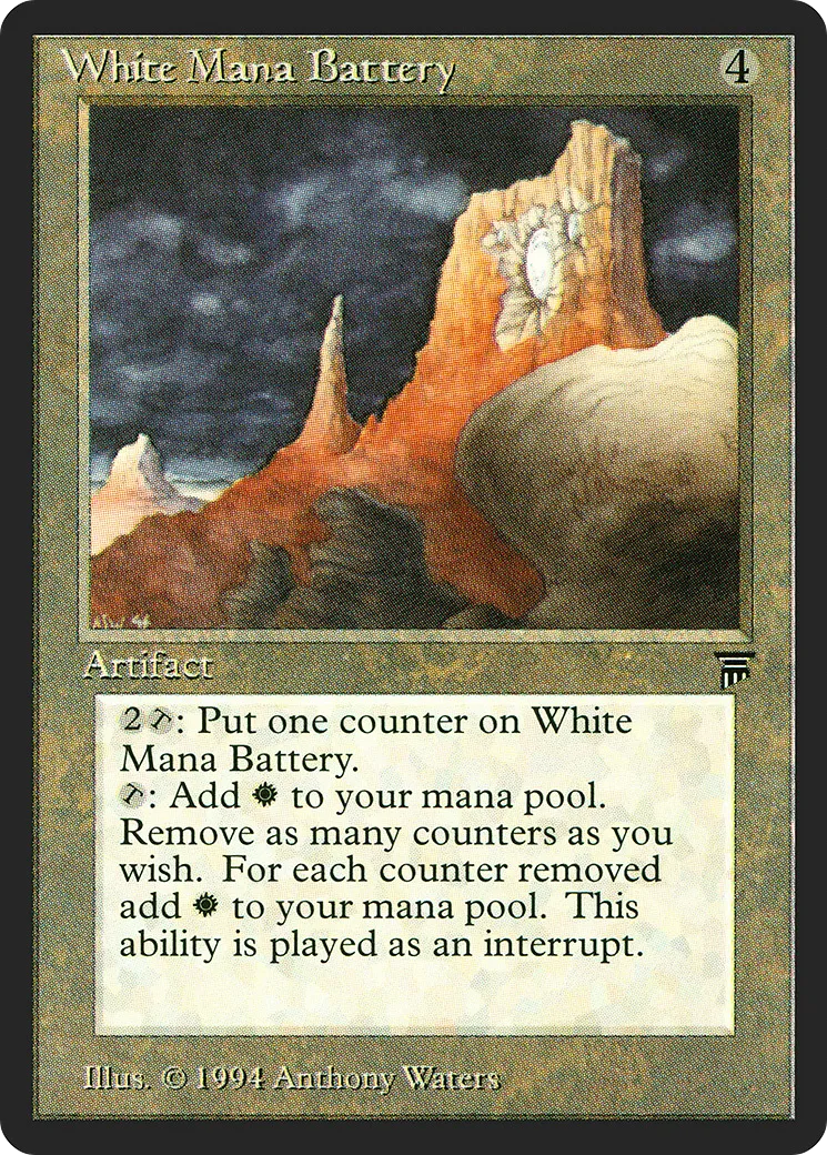 White Mana Battery — Legends — Magic: The Gathering