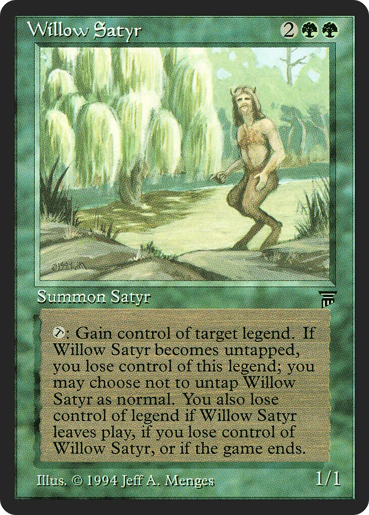Willow Satyr — Legends — Magic: The Gathering