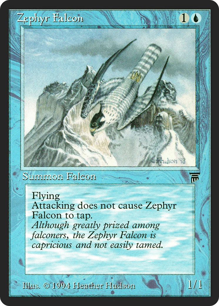 Zephyr Falcon — Legends — Magic: The Gathering