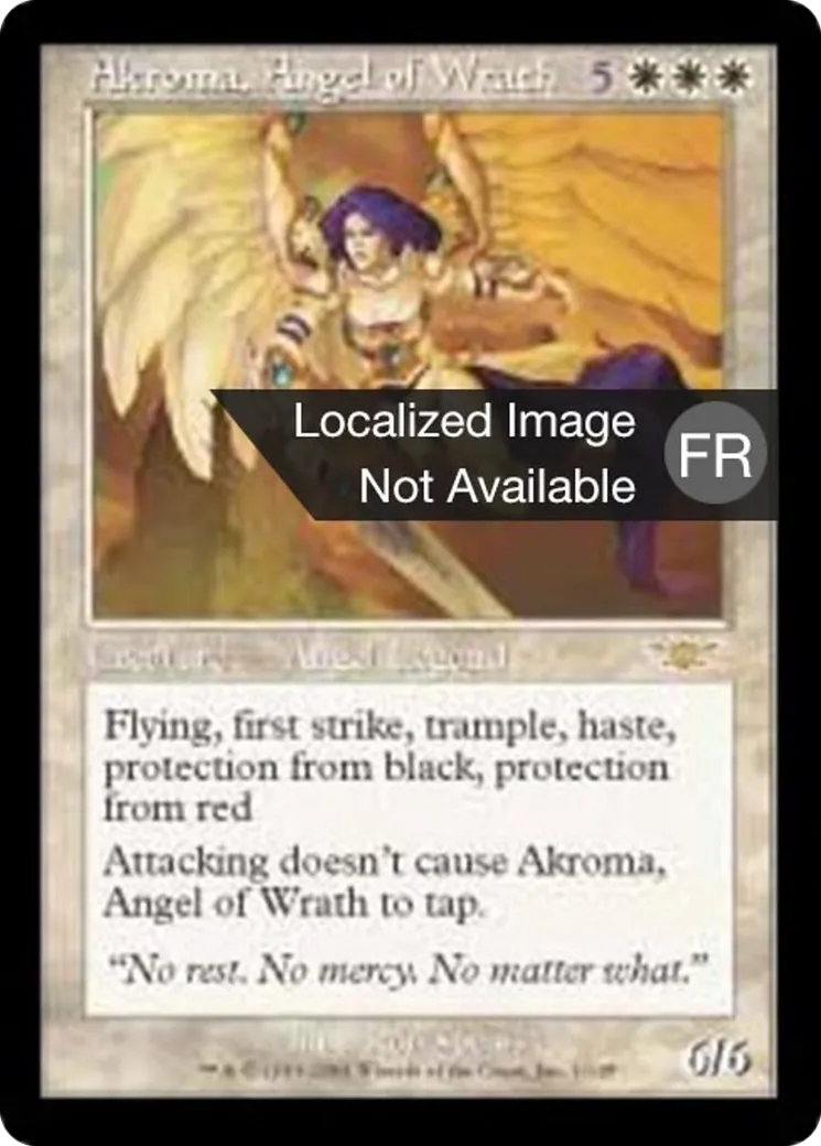Akroma, ange de la Colère — Legions — Magic: The Gathering