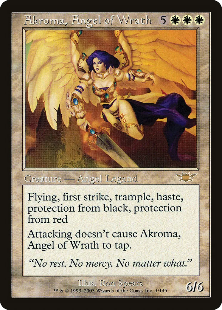 Akroma, ange de la Colère — Legions — Magic: The Gathering