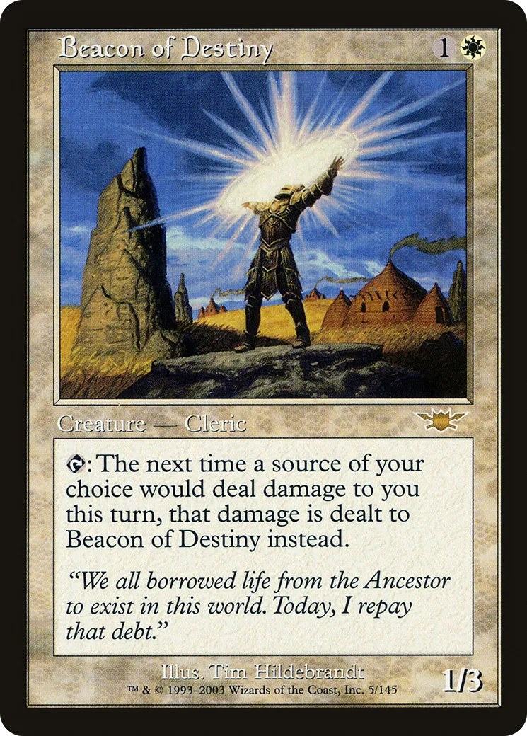 Beacon of Destiny — Legions — Magic: The Gathering