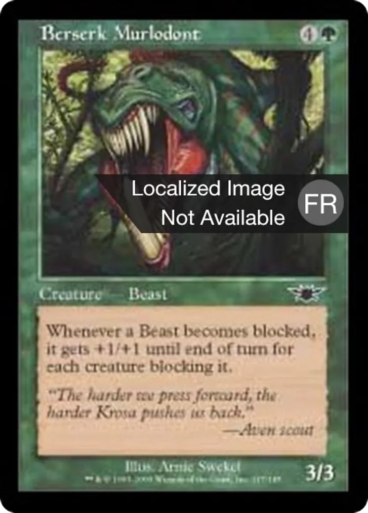Murlodonte enragé — Legions — Magic: The Gathering