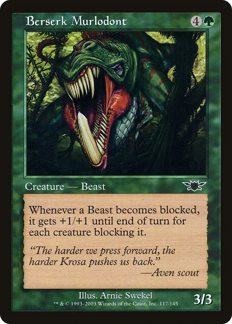 Berserk Murlodont — Legions — Magic: The Gathering